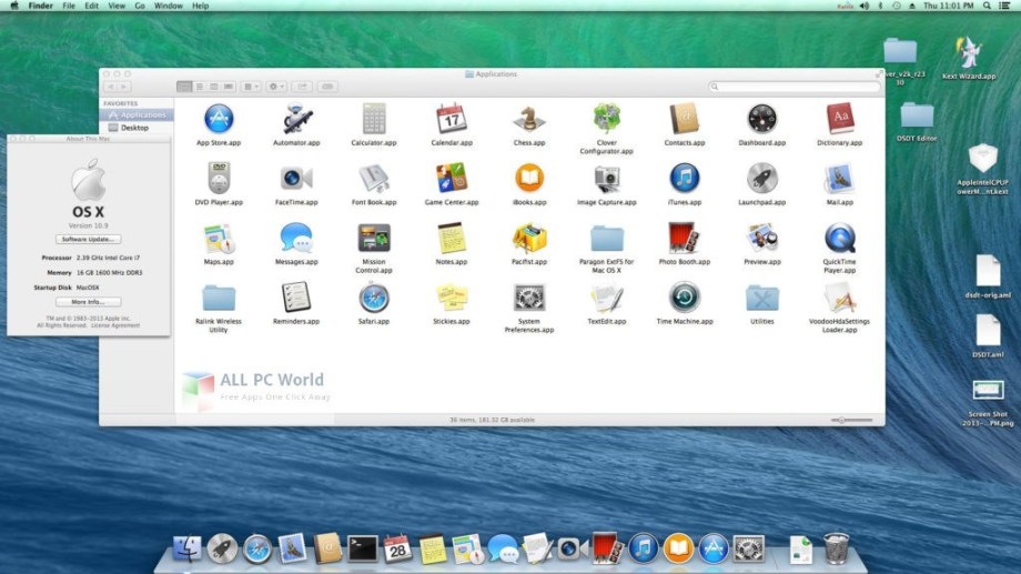 Mac os x 10.9 mavericks iso download windows 7